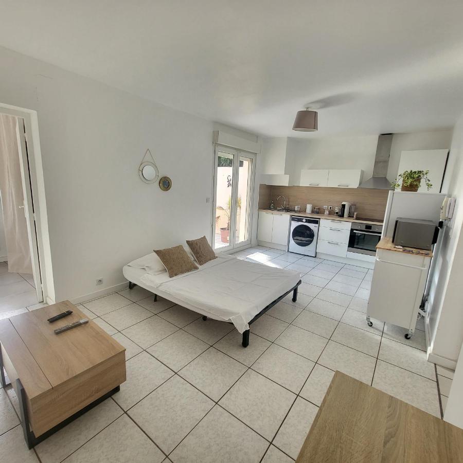 Bel Appartement Avec Jardin De 30M2 , Climatise Avec Parking Et Arrivee Autonome Cabestany المظهر الخارجي الصورة
