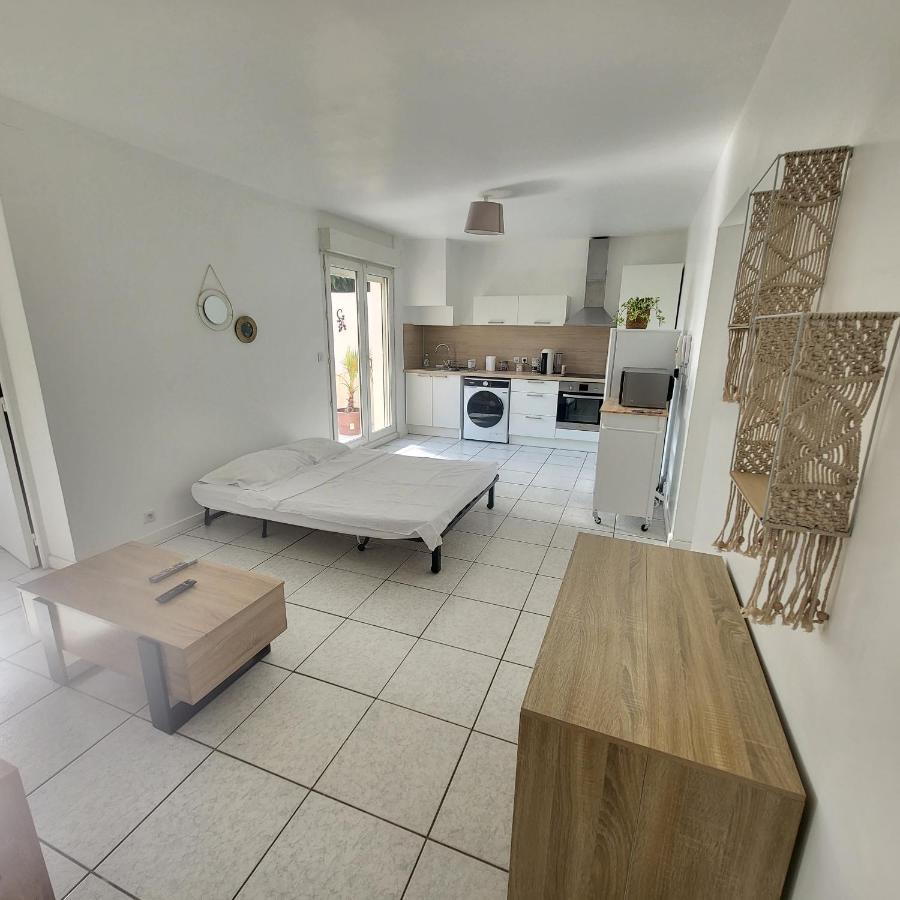 Bel Appartement Avec Jardin De 30M2 , Climatise Avec Parking Et Arrivee Autonome Cabestany المظهر الخارجي الصورة